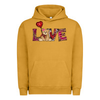 Pigment Peanut Butter valentines day tedybear love Urban Hoodie - RanaPortraitStore