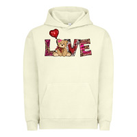 Pigment Pistachio valentines day tedybear love Urban Hoodie - RanaPortraitStore