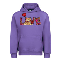 Tulip valentines day tedybear love Urban Hoodie - RanaPortraitStore