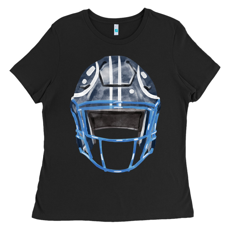 Football Helmet Fa Element 1 Ladies Tee by FaDigitalArtStudio | Teevron