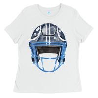 White football helmet fa element 1 Ladies Tee - FaDigitalArtStudio