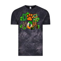 Cloud Black St. Patricks Dog Mom Vintage Tee - FaDigitalArtStudio