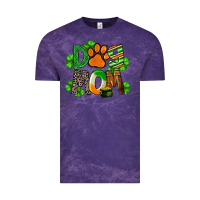 Cloud Purple St. Patricks Dog Mom Vintage Tee - FaDigitalArtStudio