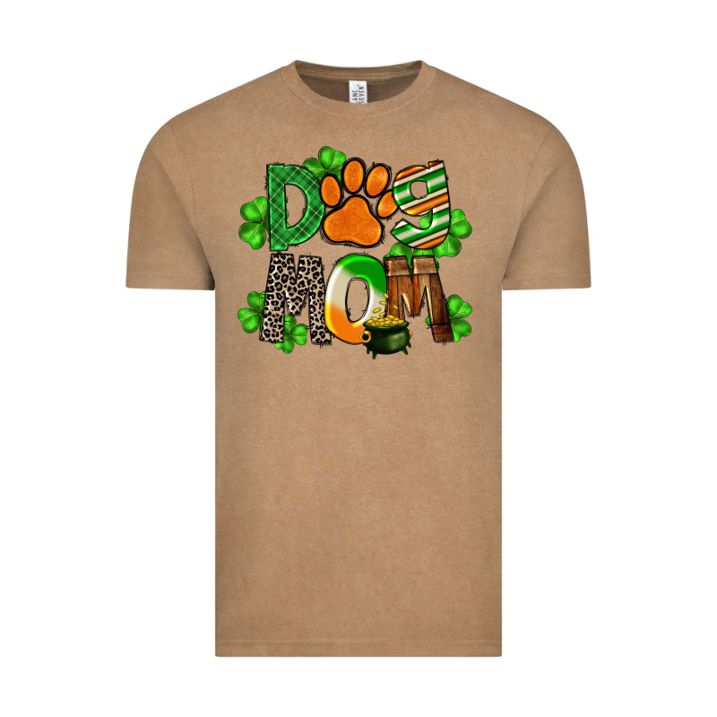 St. Patricks Dog Mom Vintage Tee by FaDigitalArtStudio | Teevron