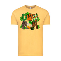 Vintage Mustard St. Patricks Dog Mom Vintage Tee - FaDigitalArtStudio