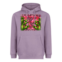 Lavender valentine's day cactus background Heavyweight Hoodie - JahusDesignShop