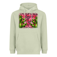 Matcha valentine's day cactus background Heavyweight Hoodie - JahusDesignShop