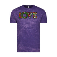 Cloud Purple christmas love Vintage Tee - RanaPortraitStore