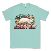 Seafoam Do the Bunny hop Easter Day Classic Tee - HowdyJamesFarm