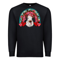 Black valentines heifer rainbow Premium Sweatshirt - JahusDesignShop