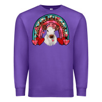 Purple valentines heifer rainbow Premium Sweatshirt - JahusDesignShop