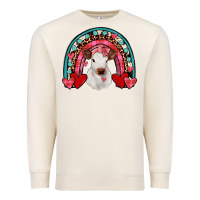 Sandshell valentines heifer rainbow Premium Sweatshirt - JahusDesignShop