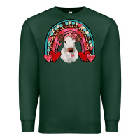 Sports Green valentines heifer rainbow Premium Sweatshirt - JahusDesignShop