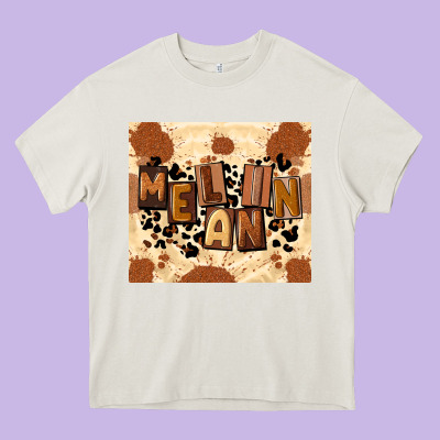 Melanin Heavy Core Tee Designed By Cowgirlartshop