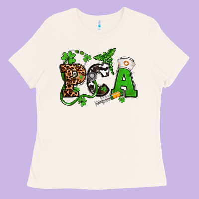 St. Patrick's Day Pca Ladies Tee Designed By Oliviacreatesart