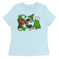 Baby Blue St. Patrick's Day PCA Ladies Tee - OliviaCreatesArt