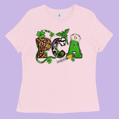 St. Patrick's Day Pca Ladies Tee Designed By Oliviacreatesart