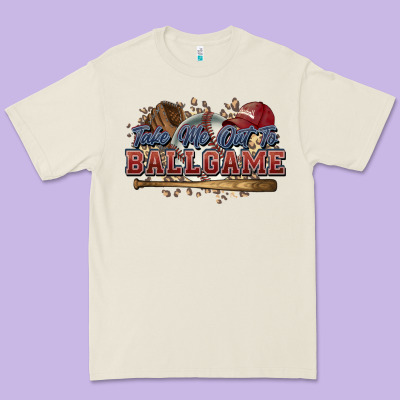 Take Me Out To Ball Game Baseball Premium Tee Designed By Howdyjamesfarm