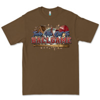 Cacao Take me out to ball game baseball Premium Tee - HowdyJamesFarm