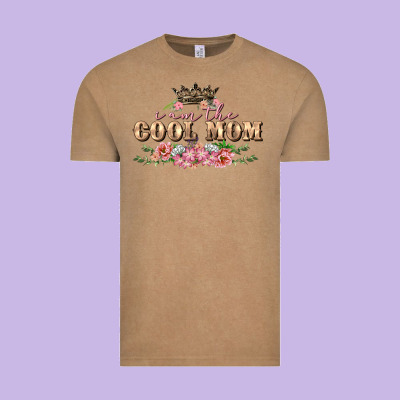 I Am The Cool Mom Vintage Tee Designed By Fadigitalartstudio