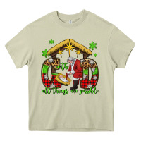 Mossy with god all things are possible santa baby jesus Heavy Core Tee - Jasminsmagicworld