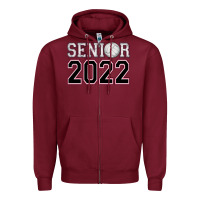 Burgundy senior volleyball Zipper Hoodie - AdoDesignShop