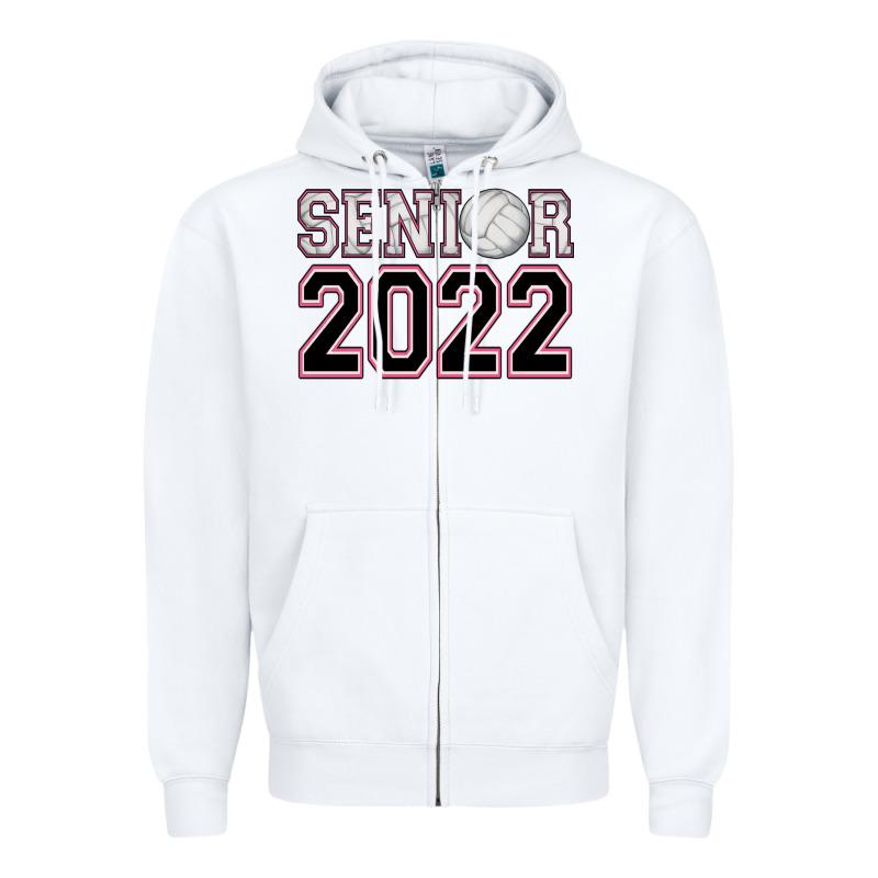 Senior Volleyball Zipper Hoodie by AdoDesignShop | Teevron