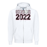 White senior volleyball Zipper Hoodie - AdoDesignShop