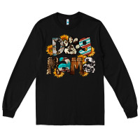 Black Dog Mama Long Sleeve Tee - FaDigitalArtStudio