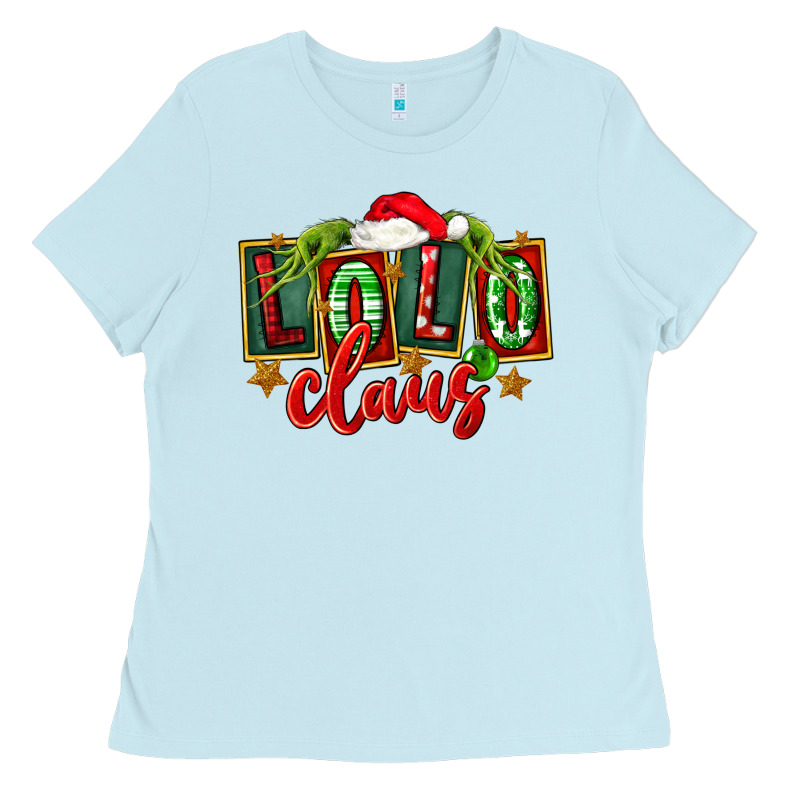 Christmas Lolo Claus Ladies Tee by FaDigitalArtStudio | Teevron