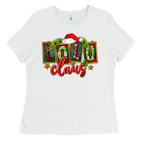 White christmas lolo claus Ladies Tee - FaDigitalArtStudio