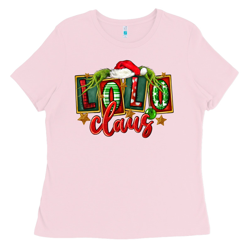 Christmas Lolo Claus Ladies Tee by FaDigitalArtStudio | Teevron