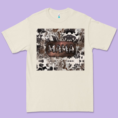 Mama Cowhide Cowgirl Premium Tee Designed By Cowgirlartshop