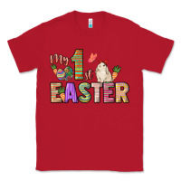 Red My 1st Easter Day Classic Tee - HowdyJamesFarm