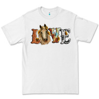 White love horse sunflower Premium Tee - RanaPortraitStore