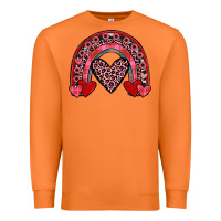 Carrot valentines heart rainbow Premium Sweatshirt - JahusDesignShop