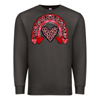 Smoke valentines heart rainbow Premium Sweatshirt - JahusDesignShop
