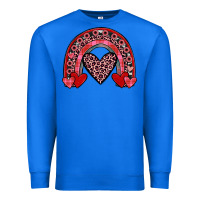 True Royal valentines heart rainbow Premium Sweatshirt - JahusDesignShop