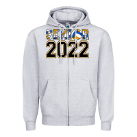 Heather Grey senior volleyball Zipper Hoodie - AdoDesignShop