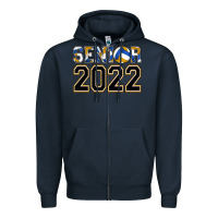 Navy senior volleyball Zipper Hoodie - AdoDesignShop