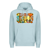 Blue Mist tis the season softball Premium Hoodie - RacoonDesign