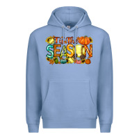 Colony Blue tis the season softball Premium Hoodie - RacoonDesign