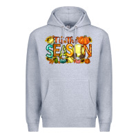 Heather Grey tis the season softball Premium Hoodie - RacoonDesign
