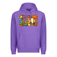 Purple tis the season softball Premium Hoodie - RacoonDesign