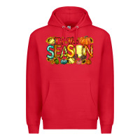 Red tis the season softball Premium Hoodie - RacoonDesign