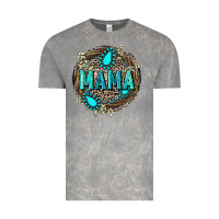 Cloud Rock Mama with gemstone leopard Mother's Day Vintage Tee - FaDigitalArtStudio