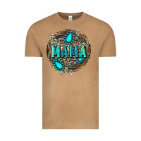 Vintage Camel Mama with gemstone leopard Mother's Day Vintage Tee - FaDigitalArtStudio