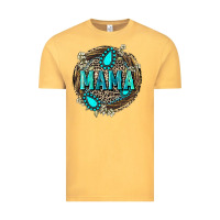 Vintage Mustard Mama with gemstone leopard Mother's Day Vintage Tee - FaDigitalArtStudio