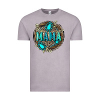 Vintage Zinc Mama with gemstone leopard Mother's Day Vintage Tee - FaDigitalArtStudio