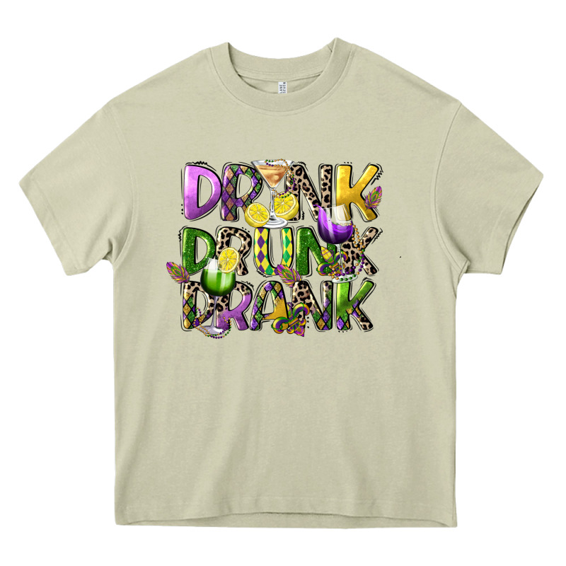 Drink Drunk Drank Heavy Core Tee by CowGirlArtShop | Teevron